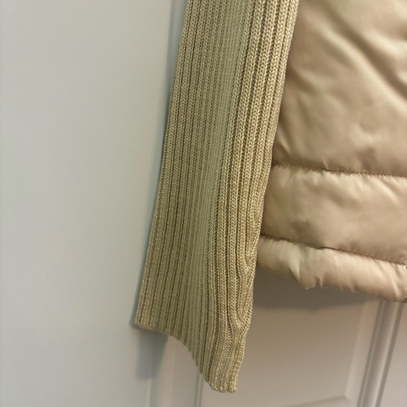 NWT Coldwater Creek Beige Sweater Jacket, Size Large - Picture 3 of 12